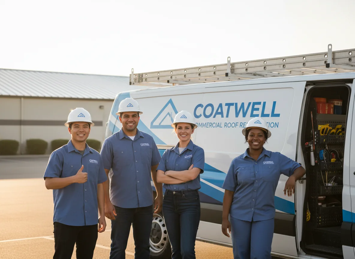 Commercial roof coating company in Claflin, KS